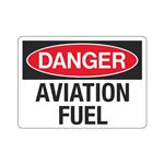Danger Aviation Fuel Sign